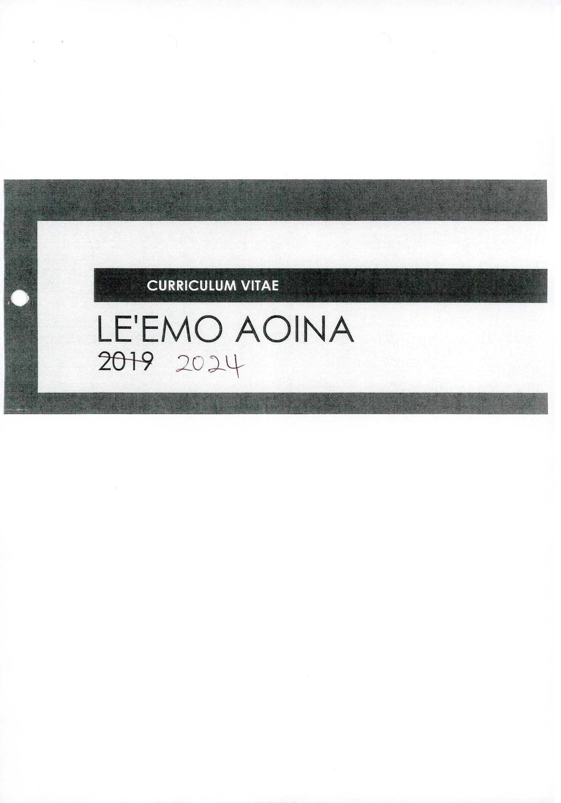 LEEMO AOINA