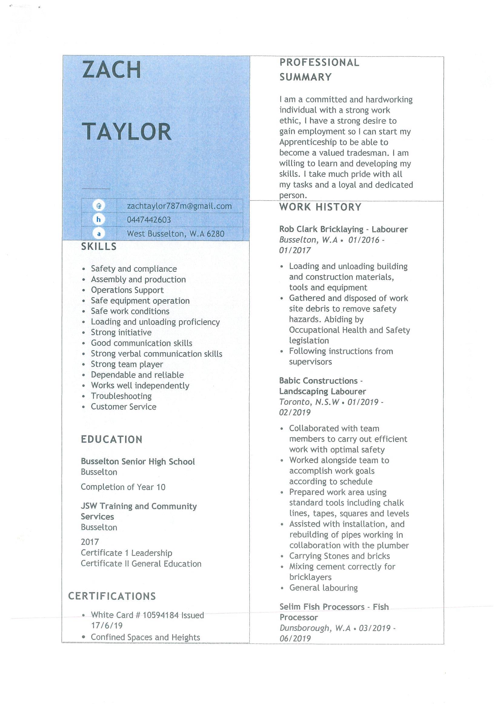 Zach Taylor